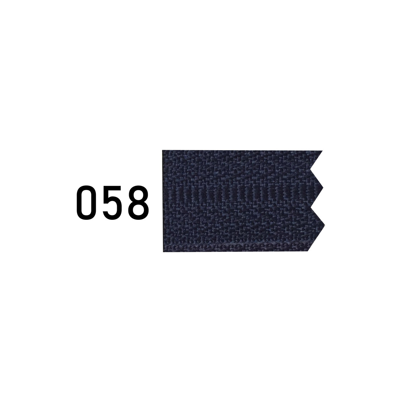 Спіральна блискавка №3 рулонна S-058 чорнильний синій 8,5 грм (рул 200м) ZIP