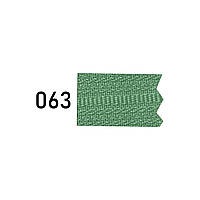 Спіральна блискавка №3 рулонна S-063 зелений блідий 8,5 грм (рул 200м) ZIP
