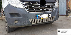 Хром накладка на решітку радіатора ( нижня ) для Opel Movano ( 2010+)