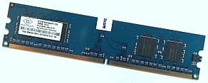 Оперативна пам'ять Nanya 256Mb DDR2 533MHz PC2 4200U CL4 1Rx16 (NT256T64UH4A0FY-37B) Б/В