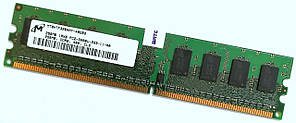 Оперативна пам'ять DDR2 256Mb 400MHz PC2 3200U CL3 Б/В MIX