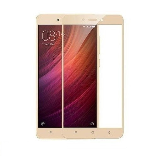 Скло захисне для Xiaomi Redmi Note 5A | Redmi Note 5A Prime (0,3мм, 5D, золотисте) Full Glue