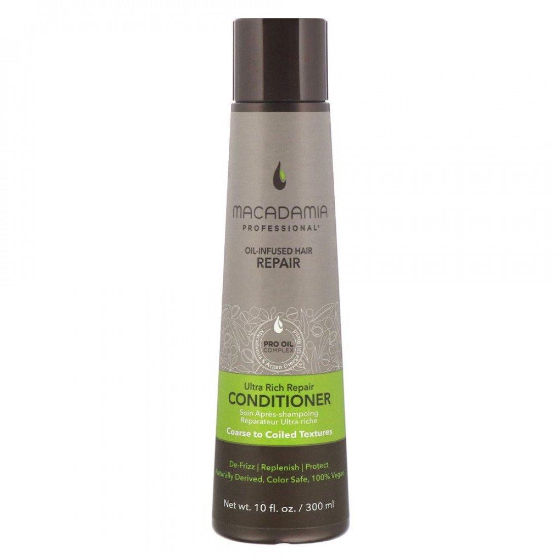 Зволожувальний кондиціонер для жорсткого волосся Macadamia Professional Ultra Rich Repair Conditioner, 300 мл