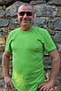Салатова футболка чоловіча 44 розмір, фото 3