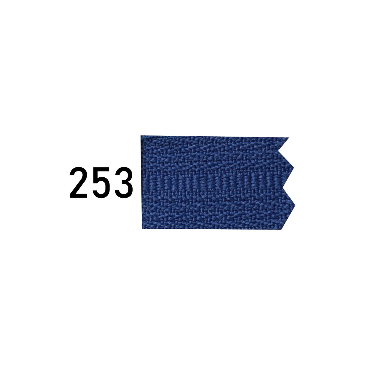 Спіральна блискавка №3 рулонна S-253 синій 8,5 грм (рул 200м) ZIP
