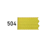 Спіральна блискавка №3 рулонна S-504 жовтий 8,5 грм (рул 200м) ZIP