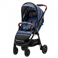 Детская прогулочная коляска CARRELLO Eclipse CRL-12001/1 в льне + дождевик Denim Blue