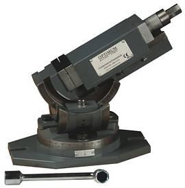 Трьох-осьові верстатні лещата Optimum MV3 75/125