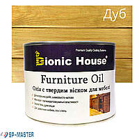 Масло-воск "Furniture oil" для мебели 0.5 л Bionic House (Бионик Хаус) дуб