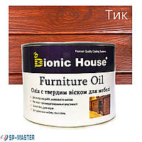 Масло-воск "Furniture oil" для мебели 0.5 л Bionic House (Бионик Хаус) тик