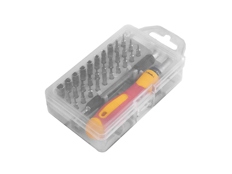 Викрутка Lemanso LTL10033 з набором біт, головок та подовжувачем 33 предмети