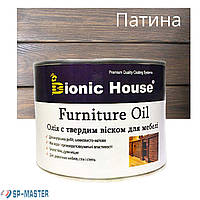 Масло-воск "Furniture oil" для мебели 0.5 л Bionic House (Бионик Хаус) патина