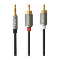 Аудио кабель Aux Hoco UPA10 Lotus Double RCA Audio 3.5 mm