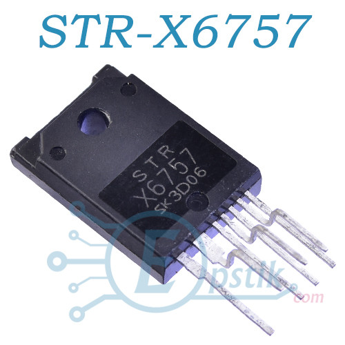 STR-X6757, імпульсний регулятор напруги, TO3PF-7