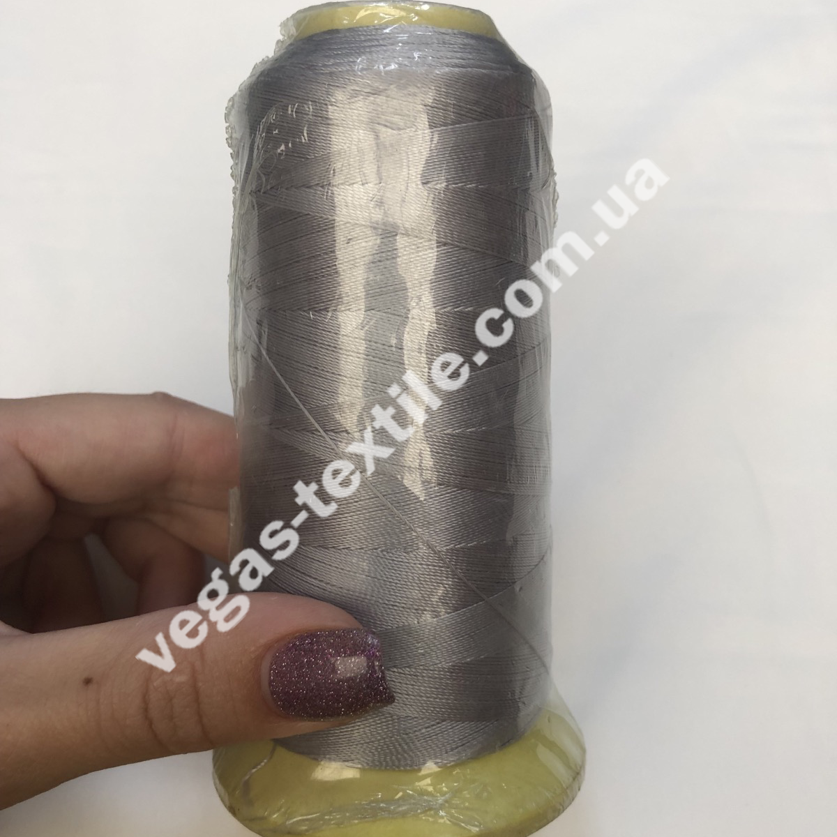 Нитка для взуття та шкіри No30 3000 ярдів (міцна) Світло-сірий, фото 1