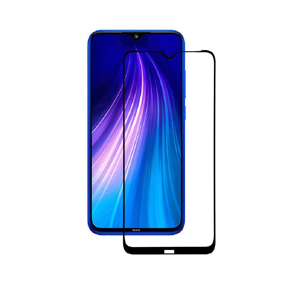 Скло захисне для Xiaomi Redmi Note 8T (0,3мм, 5D, чорне) Full Glue