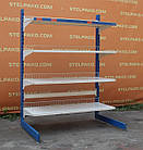 Односторонній (пристінний) стелаж «Модерн» 180х132 см., на розпірках, Б/у, фото 5