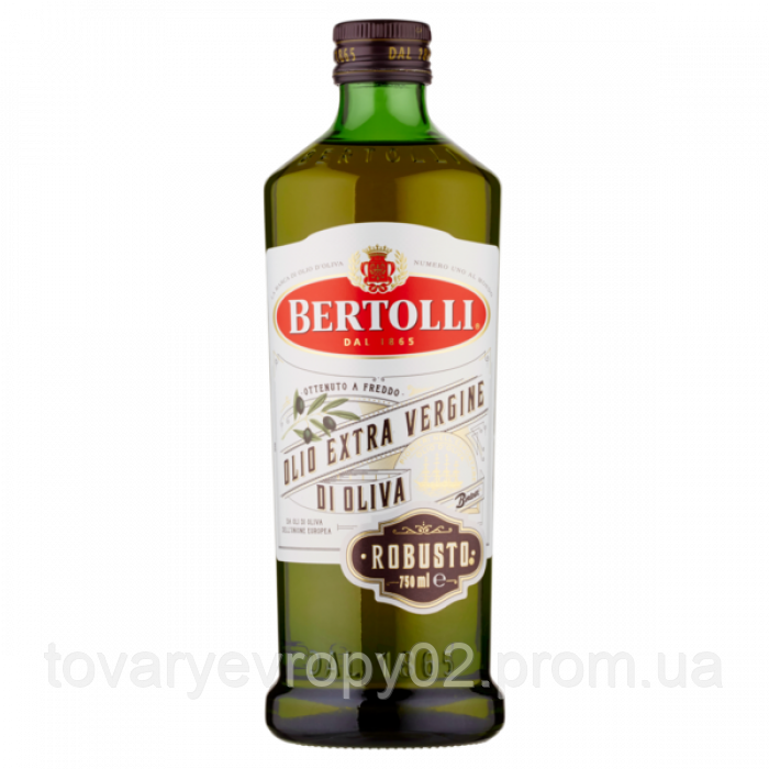 Масло оливковое Bertolli Robusto Extra Vergine 1000 мл - фото 1 - id-p354496920