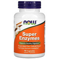 Харчова добавка NOW Foods Super Enzymes 90 caps