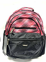 Шкільний рюкзак підлітковий ортопедичний для дівчинки червоний Dolly 511
