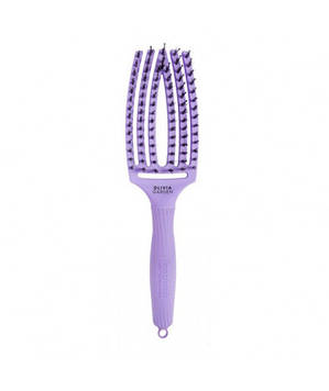 Щітка для волосся комбінована Olivia Garden Finger Brush Combo Medium Tropical Blue (OGBFBC-BLU )