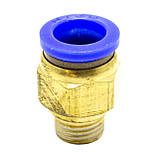 Фітинг латунний для Пневмошланг ПАПА, 10 мм, різьба 1/4, фото 3