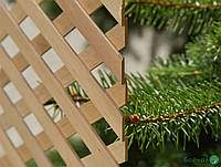 Деревянная декоративная решетка 1P ( Дуб )