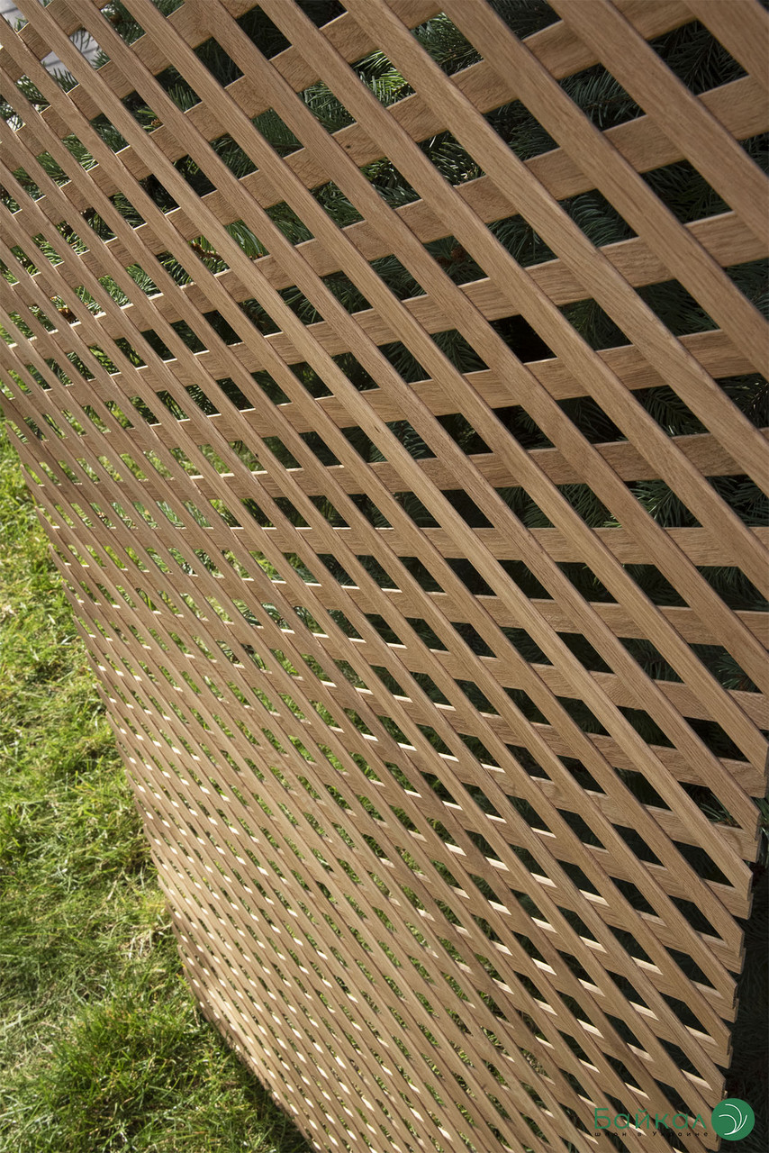 Деревянная декоративная решетка 4R ( Ясень ) - фото 7 - id-p1447630850