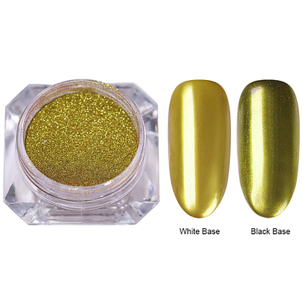 Дзеркальна втирка Nail Accessory No7, золотиста, фото 1