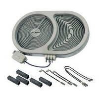 Конфорка склокерамічна для плити Whirlpool / Beko 481231018896 (D = 165mm / 145mm, 1800W / 1000W)