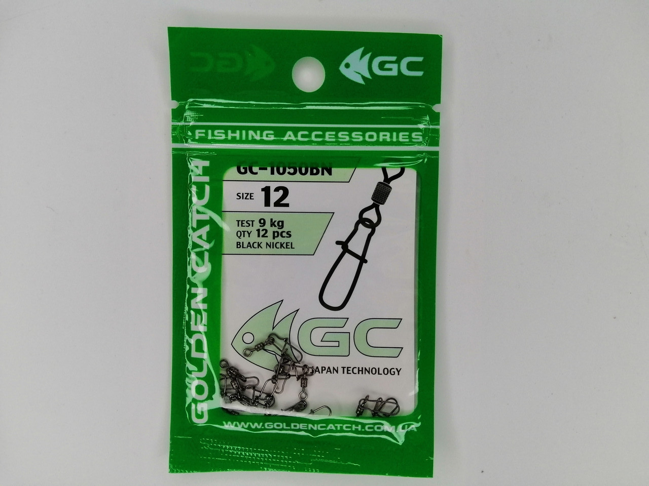 Карабін з вертлюгом американка GC 1050BN №12 (12шт)