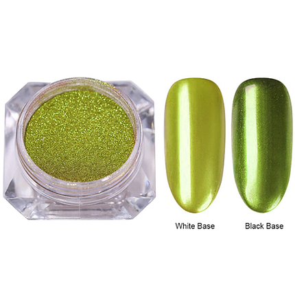 Дзеркальна втирка Nail Accessory No6, салатова, фото 1