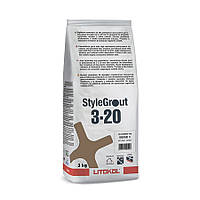 Litokol StyleGrout 3-20 3 кг - Цементная затирка нового поколения От 3 до 20 мм - Цвет SILVER 3 сильвер