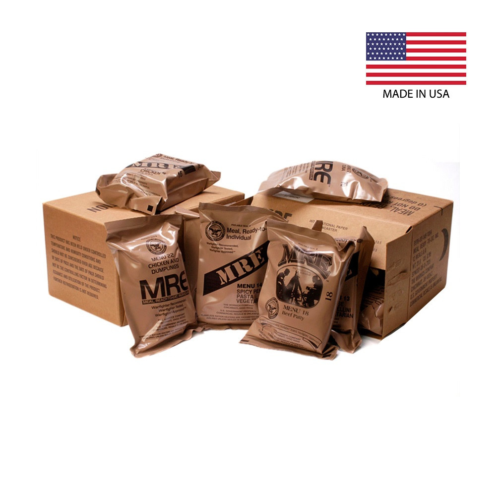 Американський сухпай MRE (ящик 12 меню). Оригінал!
