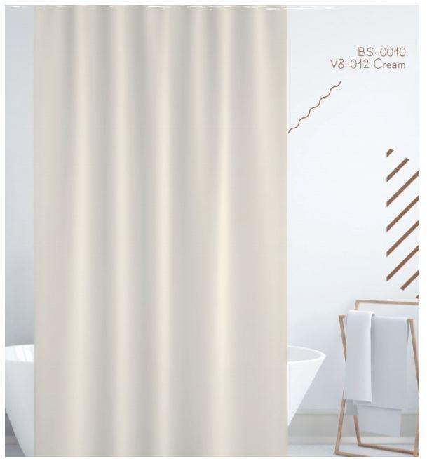 Шторка для ванної Jackline (Tropik) 180*200 (BS-0010 V8-012 Cream)
