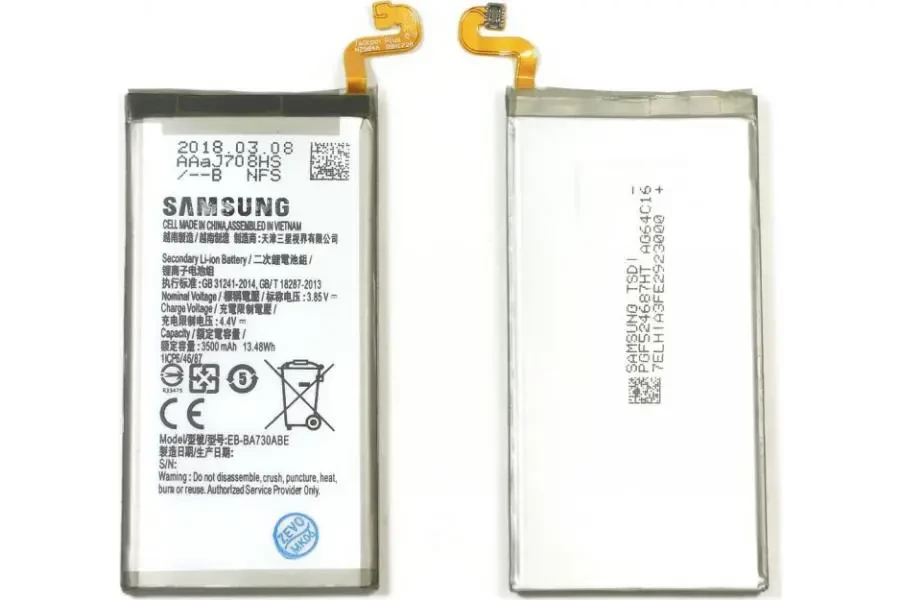 Samsung EB-BA730ABE (3050mAh) акб аккумулятор батарея на самсунг