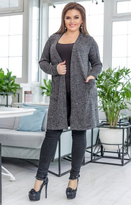 КОФТИ, ГОЛЬФИ, ТОЛСТОВКИ, КАРДИГАНИ ВЕЛИКИХ РОЗМІРІВ