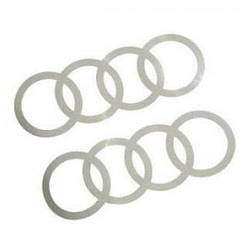 Декоративна плівка-наклейка на кузов - кільця Audi Rings Decals, floret silver, артикул 8W0064317D