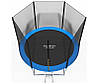 Батут для дітей діаметром 312 см FunFit  зовнішня захисна сітка та драбинка, фото 3