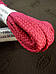 Шнурки ФМ плоскі для взуття, 8 мм, 100, малинові (фуксія), фото 2