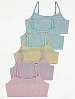 Топик для девочки полумайка бельевой, бюстье George разноцвет, размеры 140-176