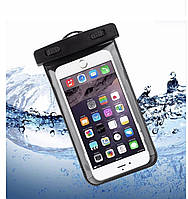 Водонепроникний прозорий чохол "NWater" для телефона для підводного знімання (чорний)