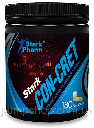 Креатин гідрохлорид Stark Pharm Stark Con-Cret 750 мг 180 капс., фото 1