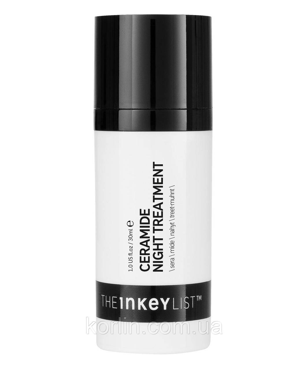 The Inkey List Ceramide Night Treatment Зволожувальний нічний крем для обличчя з керамідами