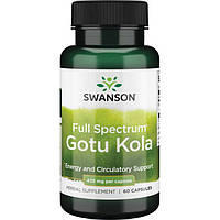 Готу Кола, Gotu Kola, Swanson Premium, 435 мг, 60 капсул