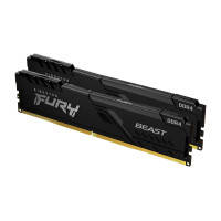 Модуль пам'яті для комп'ютера DDR4 16GB (2x8GB) 3200 MHz Fury Beast Black Kingston Fury (ex.HyperX) (KF432C16BBK2\/16)
