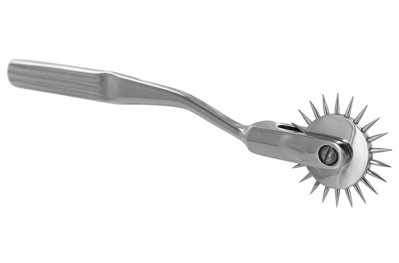 Колесо голчасте неврологічне Вартенберга хромоване, довжина 18 см, діаметр 30 мм