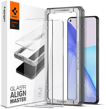 Захисне скло Spigen для Oneplus 9 (5G) — ALIGNmaster (2 шт.), Clear (AGL02895)