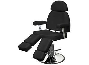 Педикюрне крісло-кушетка модель 227B чорне