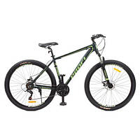 Велосипед 29 д. G29EVEREST A29.3 алюм.рама 19",SHIMANO 21SP,алюм.DB,CS TZ500,темн.зел